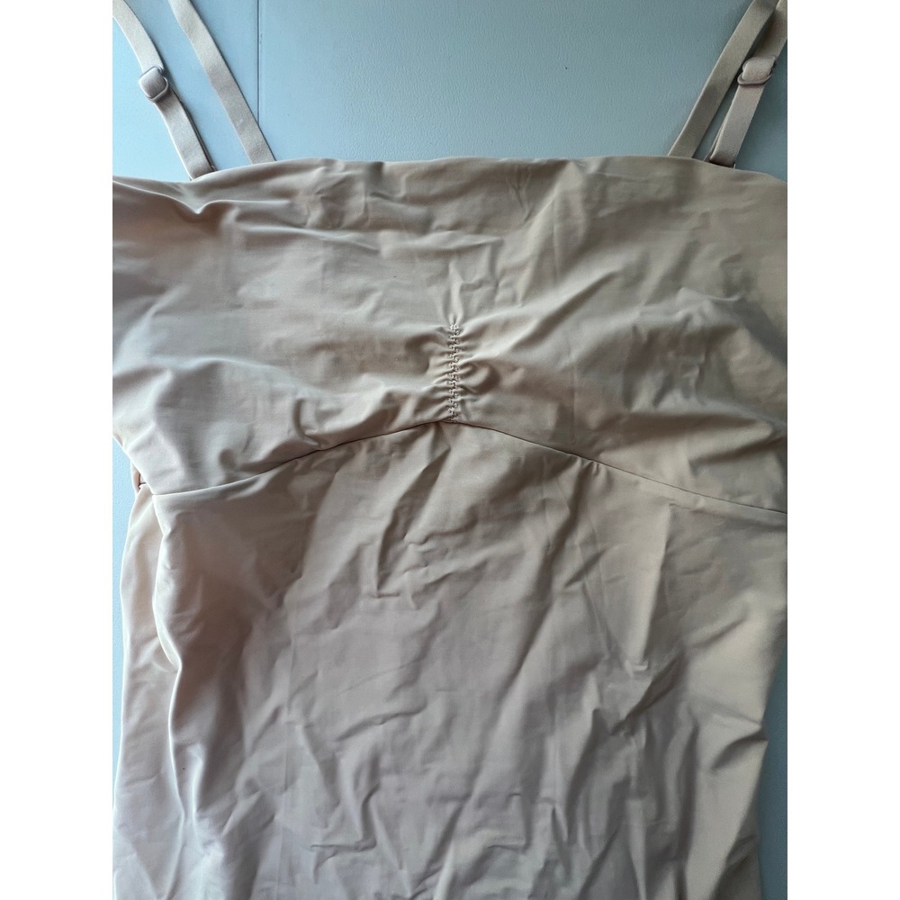 Maidenform Flexees Beige Shapewear Slip Ruched Bust Womens Size Small S/5